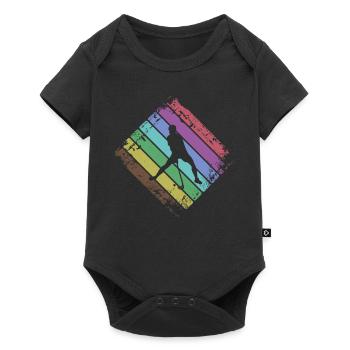 Floorball - Baby Premium short-sleeve bodysuit - black - Front