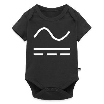 Débit actuel - Body à manches courtes Premium Bébé - noir - Devant