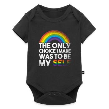 LGBTQ - Body à manches courtes Premium Bébé - noir - Devant