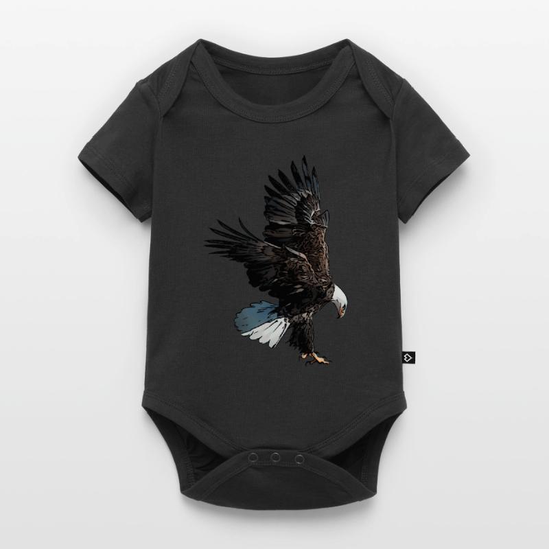 Eagle motif eagle imprint bald eagle eagle Baby Premium short-sleeve bodysuit