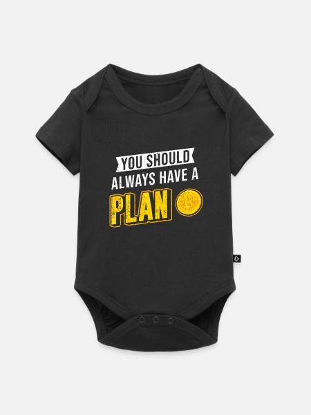 Bitcoin - Baby Premium Kurzarmbody - Schwarz