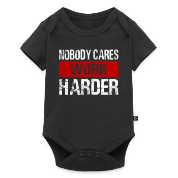 Nobody Cares Work Gym Motivation Fitness - Body à manches courtes Premium Bébé - noir - Devant