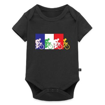 tour france, tour france tour france 2021, - Baby Premium short-sleeve bodysuit - black - Front