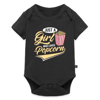 Pop corn - Body à manches courtes Premium Bébé - noir - Devant