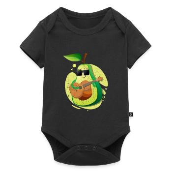 Avocado Gift Diet Healthy Keto Vegan Vegetarian - Baby Premium short-sleeve bodysuit - black - Front