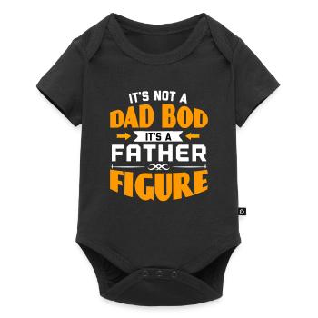 Fête des Pères, Fête des Pères, Fête des Pères, Fête des Pères - Body à manches courtes Premium Bébé - noir - Devant