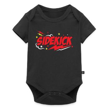 Dad Sidekicks Matching - Baby Premium short-sleeve bodysuit - black - Front