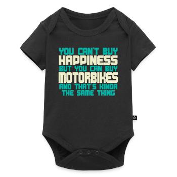 MOTORBIKE - Money Can’T Buy Happiness Motorbikes - Body à manches courtes Premium Bébé - noir - Devant