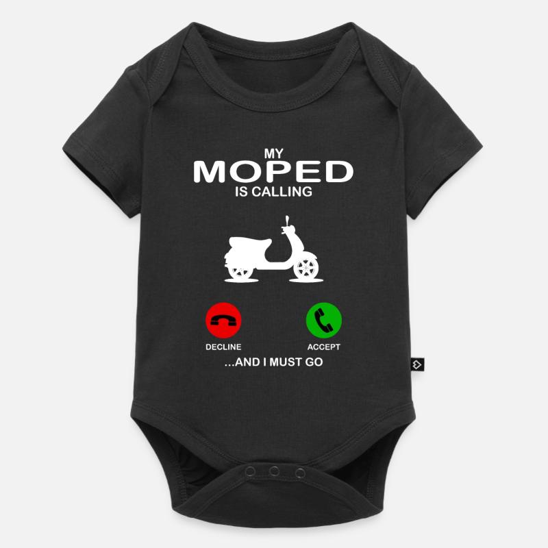 moped - Baby Premium Kurzarmbody - Schwarz