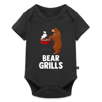 Bear Grills - Body à manches courtes Premium Bébé - noir - Devant
