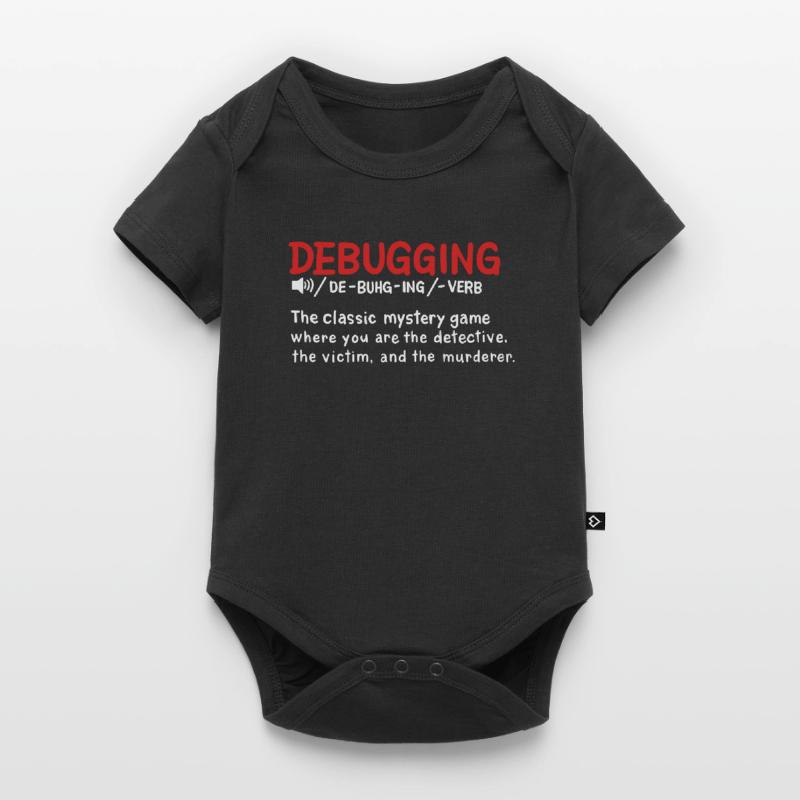 Debugging dictionary styled Definition Baby Premium short-sleeve bodysuit