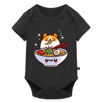 Ramen - Baby Premium Kurzarmbody - Schwarz - Vorne