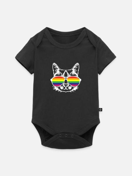 Lesbian - Baby Premium Kurzarmbody - Schwarz