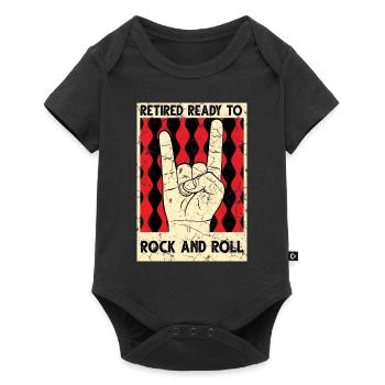 Renter Rock - Body à manches courtes Premium Bébé - noir - Devant