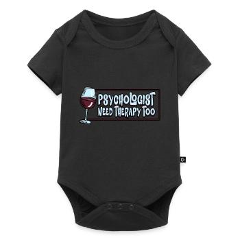 Psychologue Thérapeute Thérapie Psychologue Profession - Body à manches courtes Premium Bébé - noir - Devant