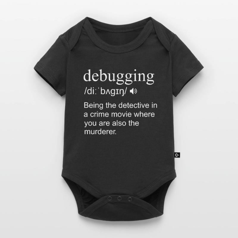 Debugging Definition Computer Phyton Programming Body à manches courtes Premium Bébé