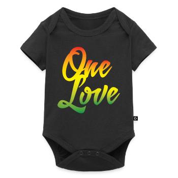 Reggae Amour - Body à manches courtes Premium Bébé - noir - Devant