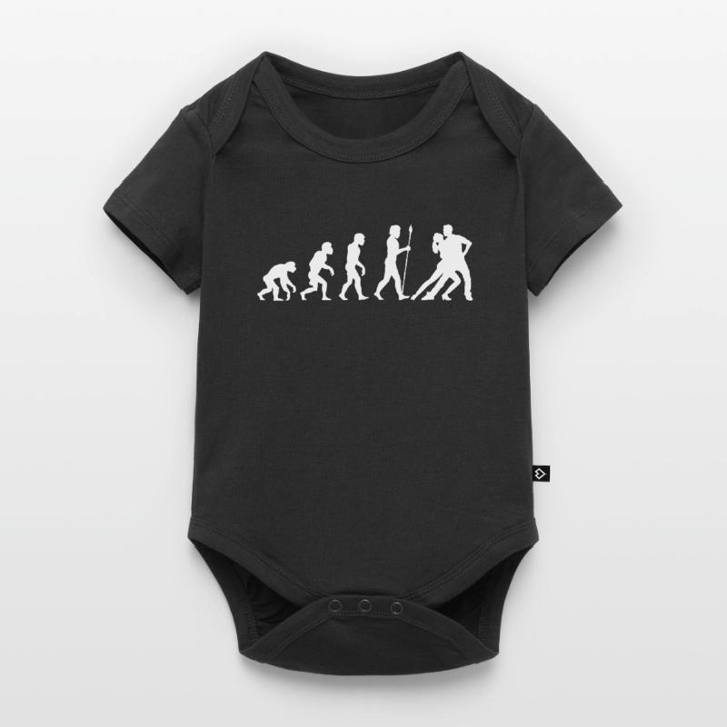 Professeur de danse Evolution Danse école de danse Danseur couple Body à manches courtes Premium Bébé