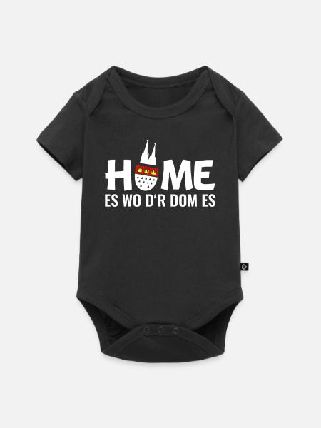 Köln Dom Kölner Kölle - Baby Premium Kurzarmbody - Schwarz