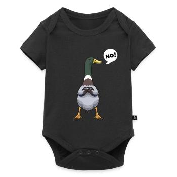 Sture Laufente Non Laufenten - Body à manches courtes Premium Bébé - noir - Devant