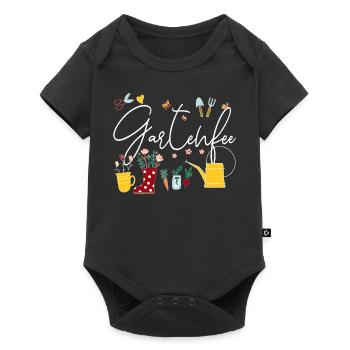 Garden fairy allotment garden beginner garden princess - Baby Premium short-sleeve bodysuit - black - Front