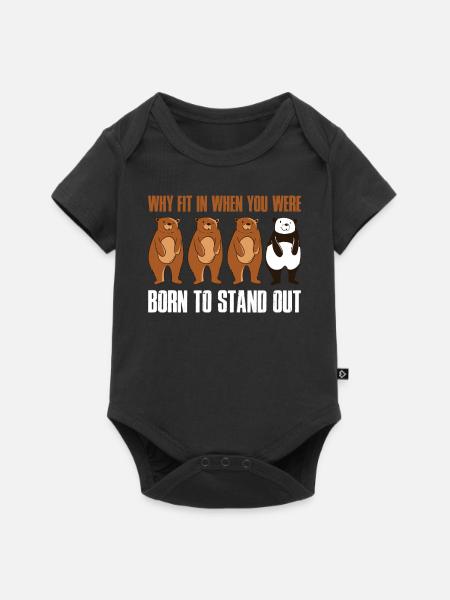 Stand Out Autism Autism Gift - Baby Premium short-sleeve bodysuit - black