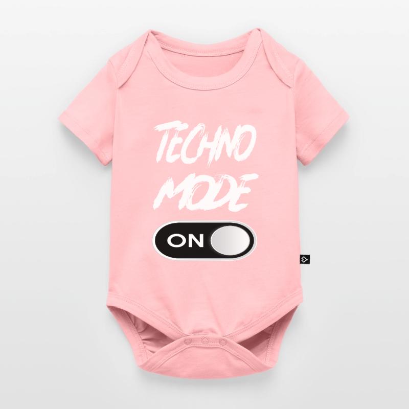 Techno Mode On - Techno Techno Music Techno Baby Premium short-sleeve bodysuit