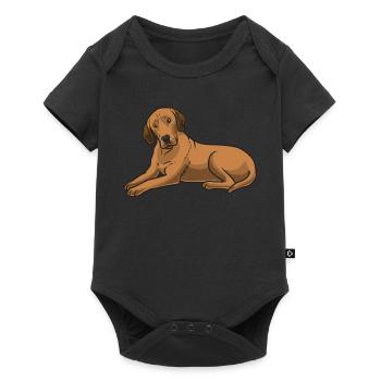 Sturer Broholmer Dog - Baby Premium short-sleeve bodysuit - black - Front
