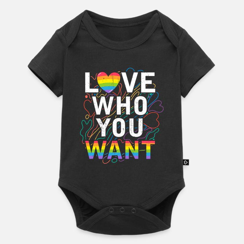 LGBT - Body à manches courtes Premium Bébé - noir