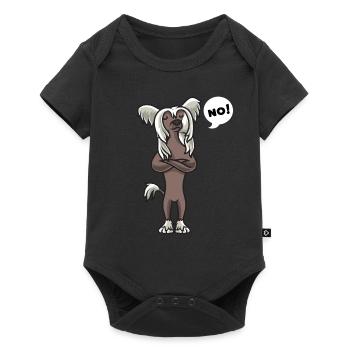 Muet de chinois - Body à manches courtes Premium Bébé - noir - Devant