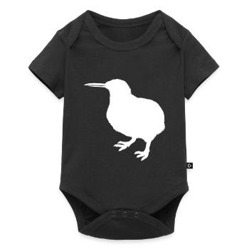 kiwi-bird kiwi bird - Baby Premium short-sleeve bodysuit - black - Front