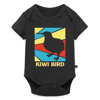 kiwi-bird kiwi bird - Baby Premium short-sleeve bodysuit - black - Front