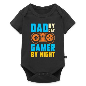 Gamer Gaming Jeux vidéo Jeux vidéo - Body à manches courtes Premium Bébé - noir - Devant