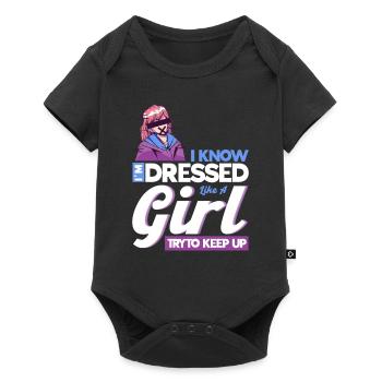 Crossdressing Anime Femboy - Baby Premium short-sleeve bodysuit - black - Front