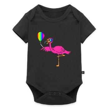 LGBT - Baby Premium Kurzarmbody - Schwarz - Vorne