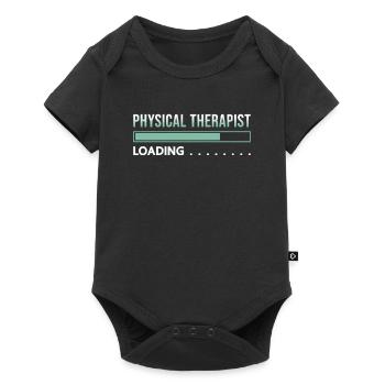 Physiotherapist Loading - Baby Premium short-sleeve bodysuit - black - Front