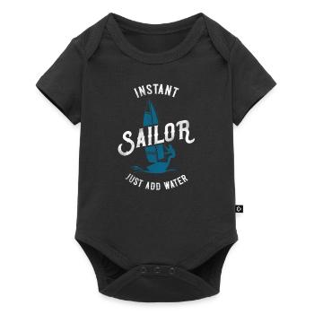 Sailing Instant Sailor Just Add - Baby Premium short-sleeve bodysuit - black - Front
