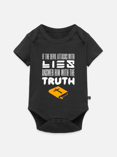 Jésus, Jésus, Jésus chrétien chrétien chrétien chrétien - Body à manches courtes Premium Bébé - noir