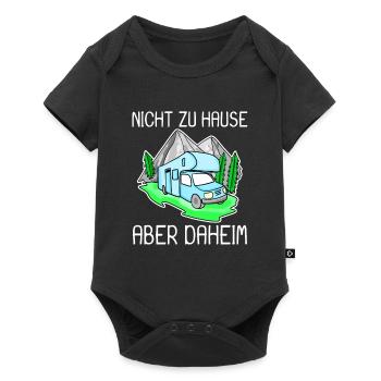 Wohnmobil Blau - Baby Premium Kurzarmbody - Schwarz - Vorne