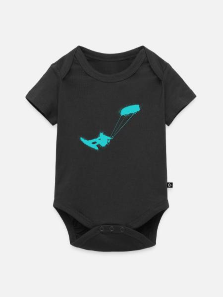 Kitesurf - Body à manches courtes Premium Bébé - noir