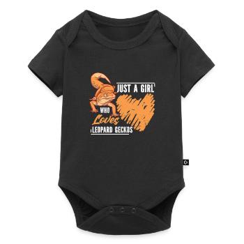Leopard Gecko - Baby Premium short-sleeve bodysuit - black - Front