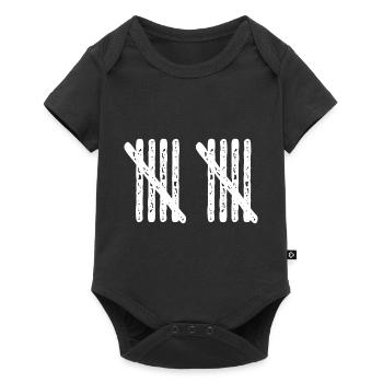 TALLY 10 birthday boys 10 years - Baby Premium short-sleeve bodysuit - black - Front