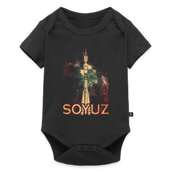 Soyuz Soyuz Rocket - Baby Premium short-sleeve bodysuit - black - Front