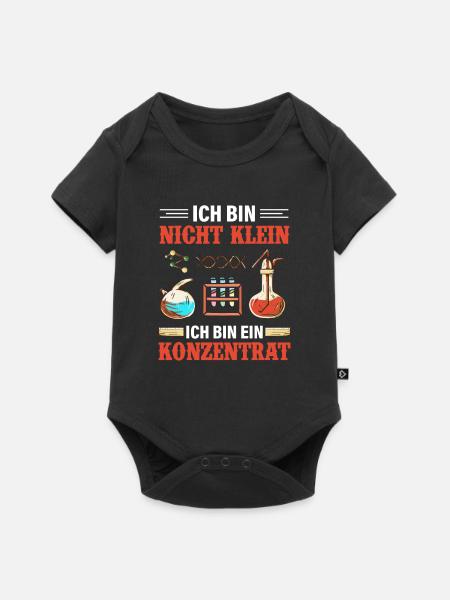 Chemie Witz Labor Chemiker Geschenk - Baby Premium Kurzarmbody - Schwarz