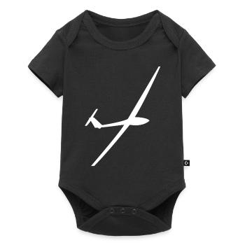 Glider Glider Gliding Glider - Baby Premium short-sleeve bodysuit - black - Front