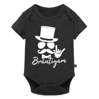 Bräutigam Junggesellenabschied JGA Männer - Baby Premium Kurzarmbody - Schwarz - Vorne