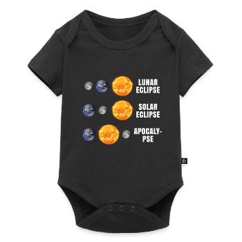 Lunar Eclipse Solar Eclipse Apocalypse - Baby Premium short-sleeve bodysuit - black - Front