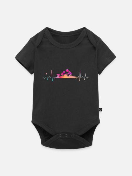 Sandkasten - Baby Premium Kurzarmbody - Schwarz
