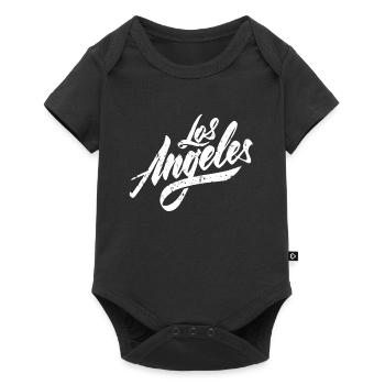 La Los Angeles Californie Ville Côte Ouest - Body à manches courtes Premium Bébé - noir - Devant