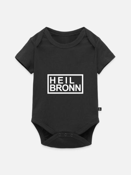 Heilbronn Box - Baby Premium Kurzarmbody - Schwarz